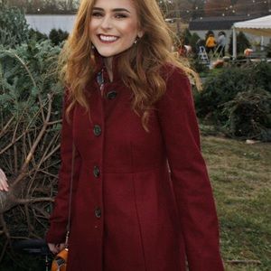 JCrew Women’s Maroon Dress Coat